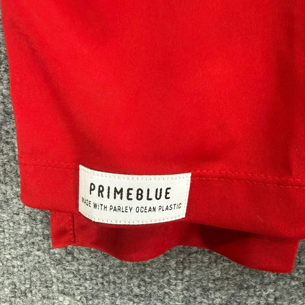 Rutgers‎ Scarlet Knights Adidas Polo Shirt Mens XL Primeblue NCAA Golf Sport
